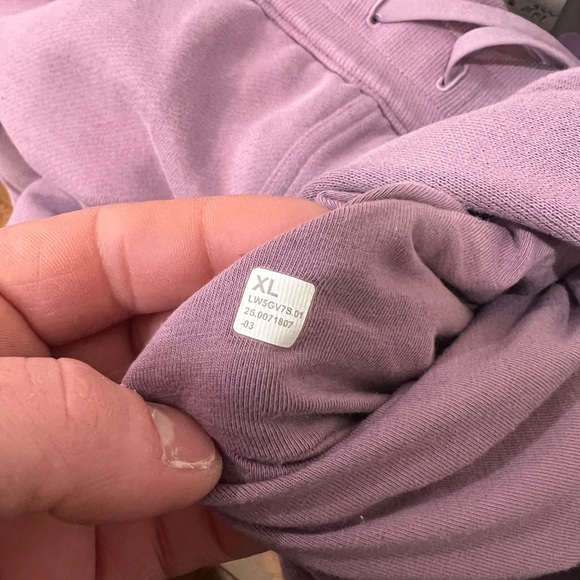 1. Lululemon women’s XL wide leg scuba pants lavender lux purple - Picture 2 of 3